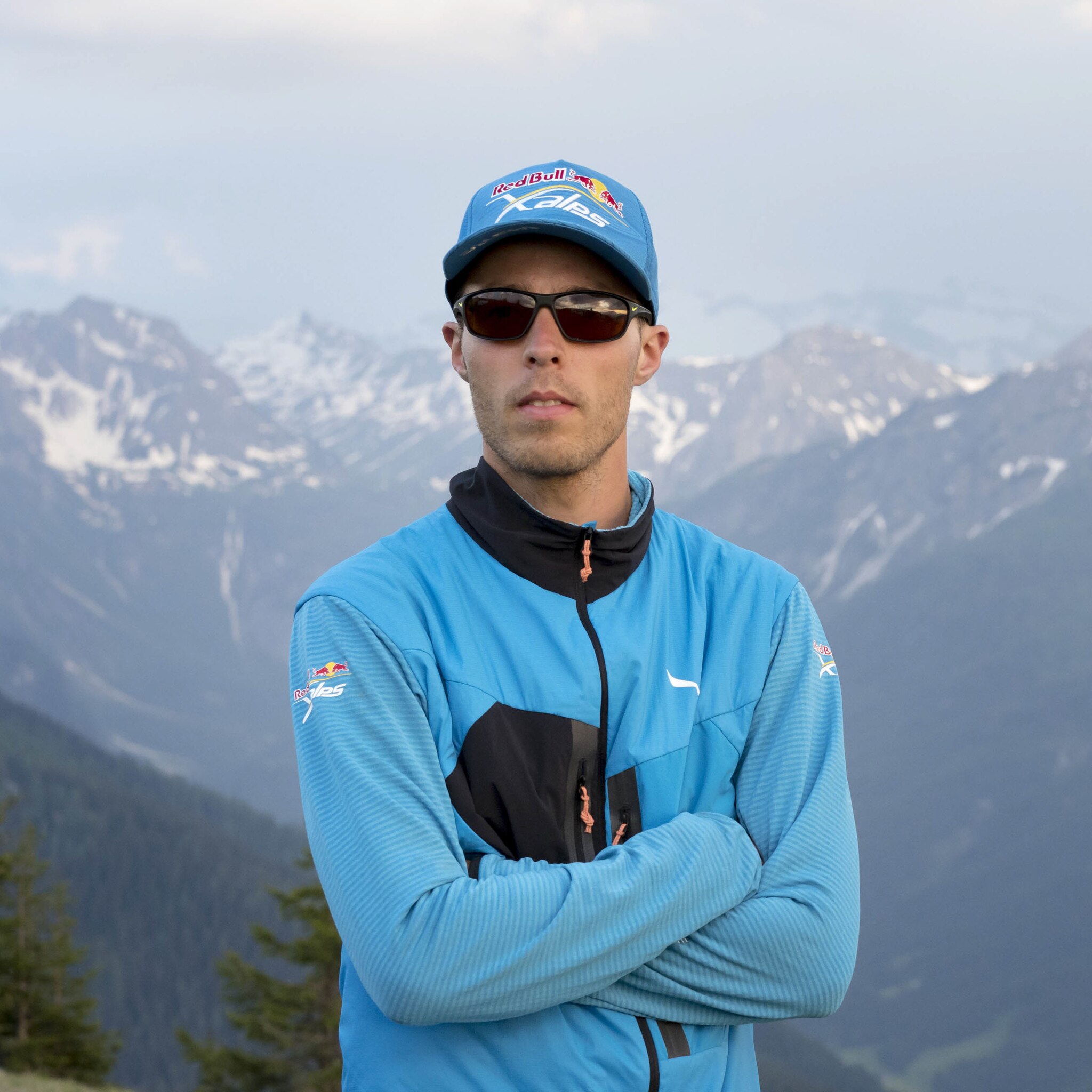 Markus Anders (GER2) poses for portrait during Red Bull X-Alps 2021 preparations in Wagrain, Austria on August 17, 2021