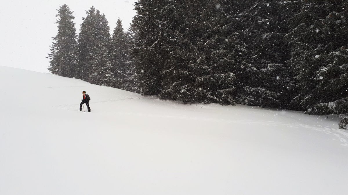 Chrigel Maurer's (SUI1) training routine is all about skitouring and training his endurance these days.