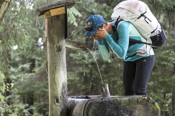 Kinga Mastalerz (NZL2) Kinga Mastalerz (NZL2) performs during the Red Bull X-Alps close to Turnpoint 4, Italy on July 18, 2019 © zooom / Harald Tauderer