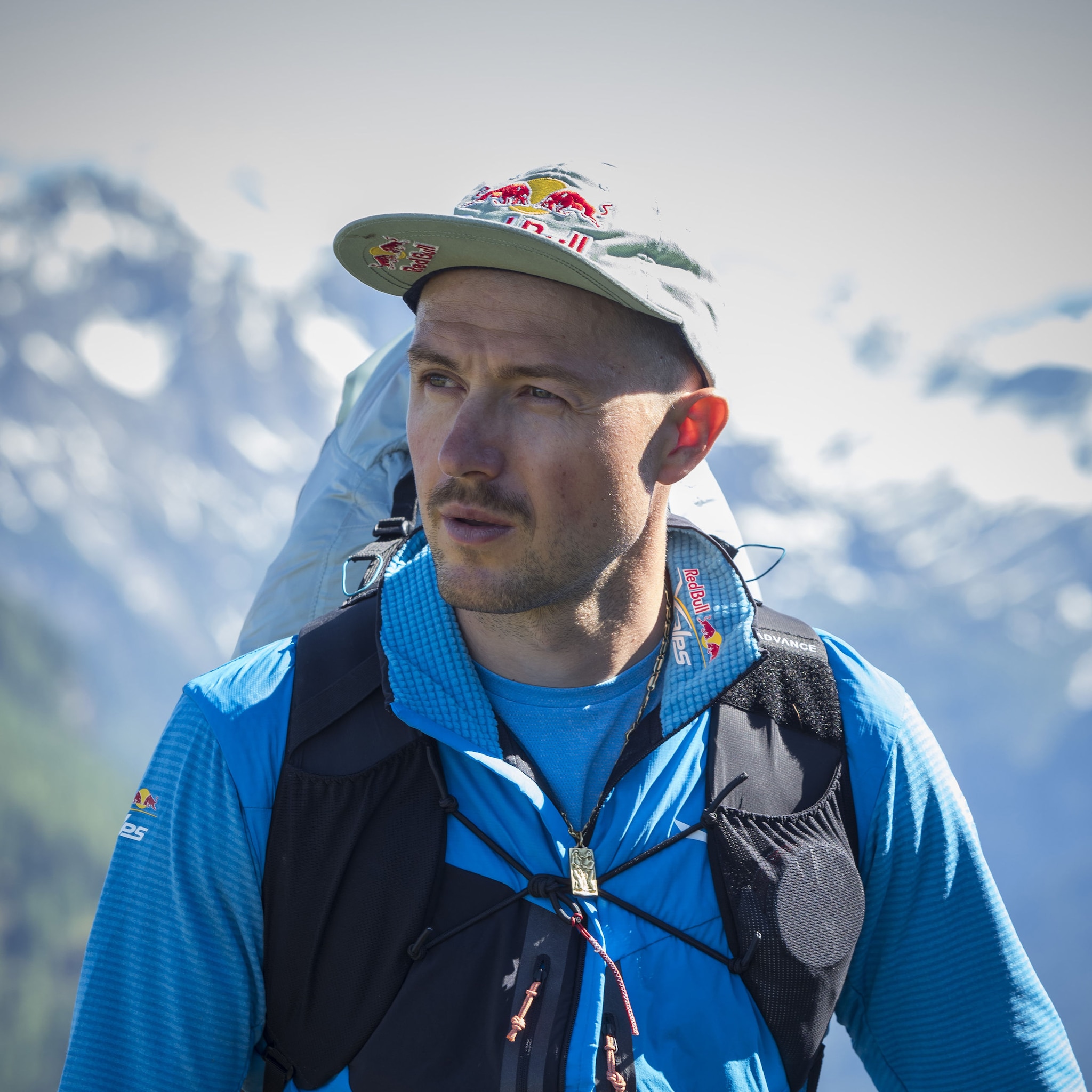 Aaron Durogati (ITA1) seen during Red Bull X-Alps 2021 preparations in Wagrain, Austria on August 13, 2021