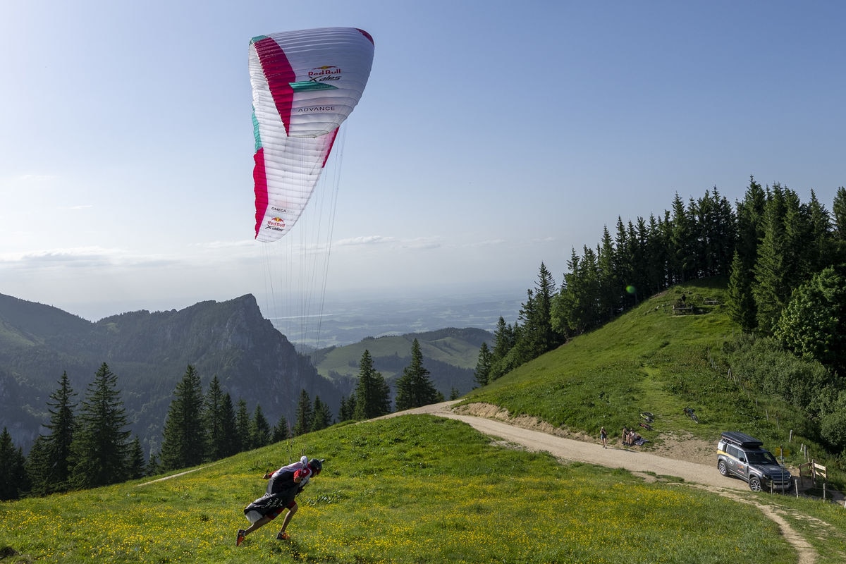 ITA2 performs during the Red Bull X-Alps in Marquartstein, Germany on June 21, 2021.