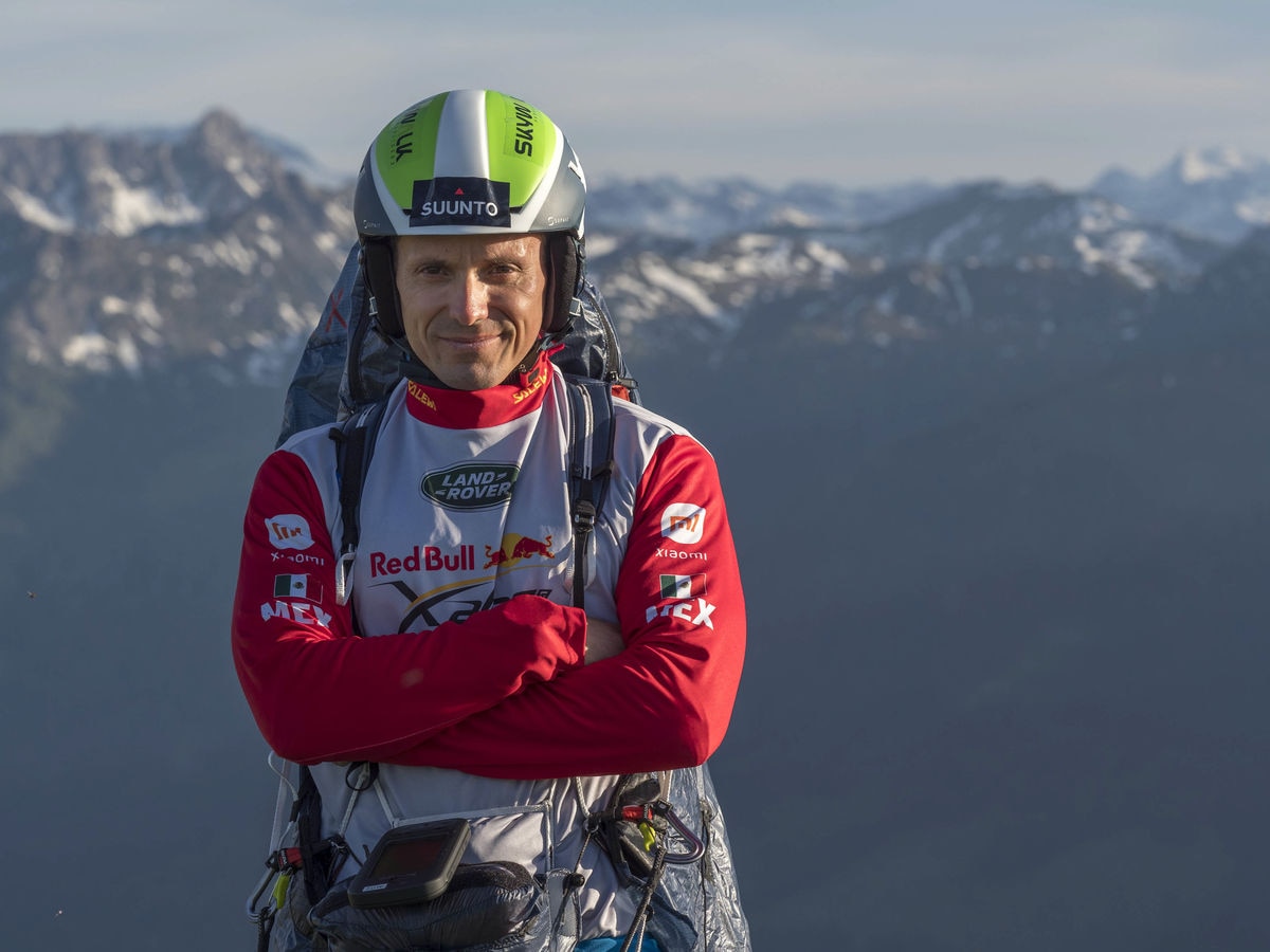 Eduardo Garza (MEX) poses for portrait during Red Bull X-Alps 2021 preparations in Wagrain, Austria on August 15, 2021