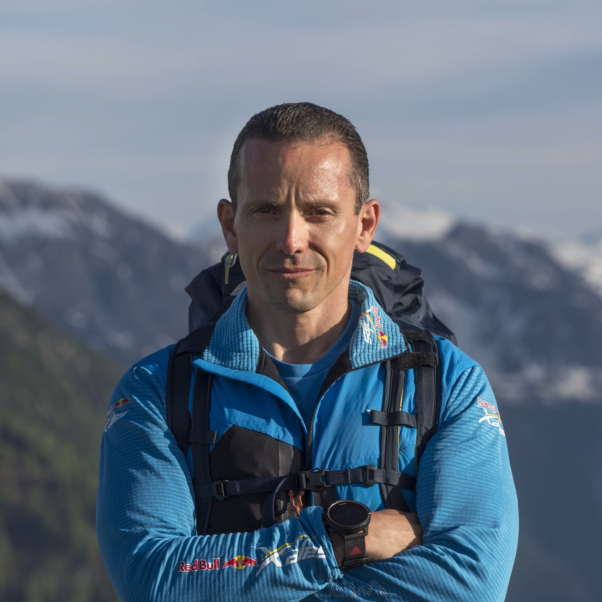 Eduardo Garza (MEX) poses for portrait during Red Bull X-Alps 2021 preparations in Wagrain, Austria on August 15, 2021