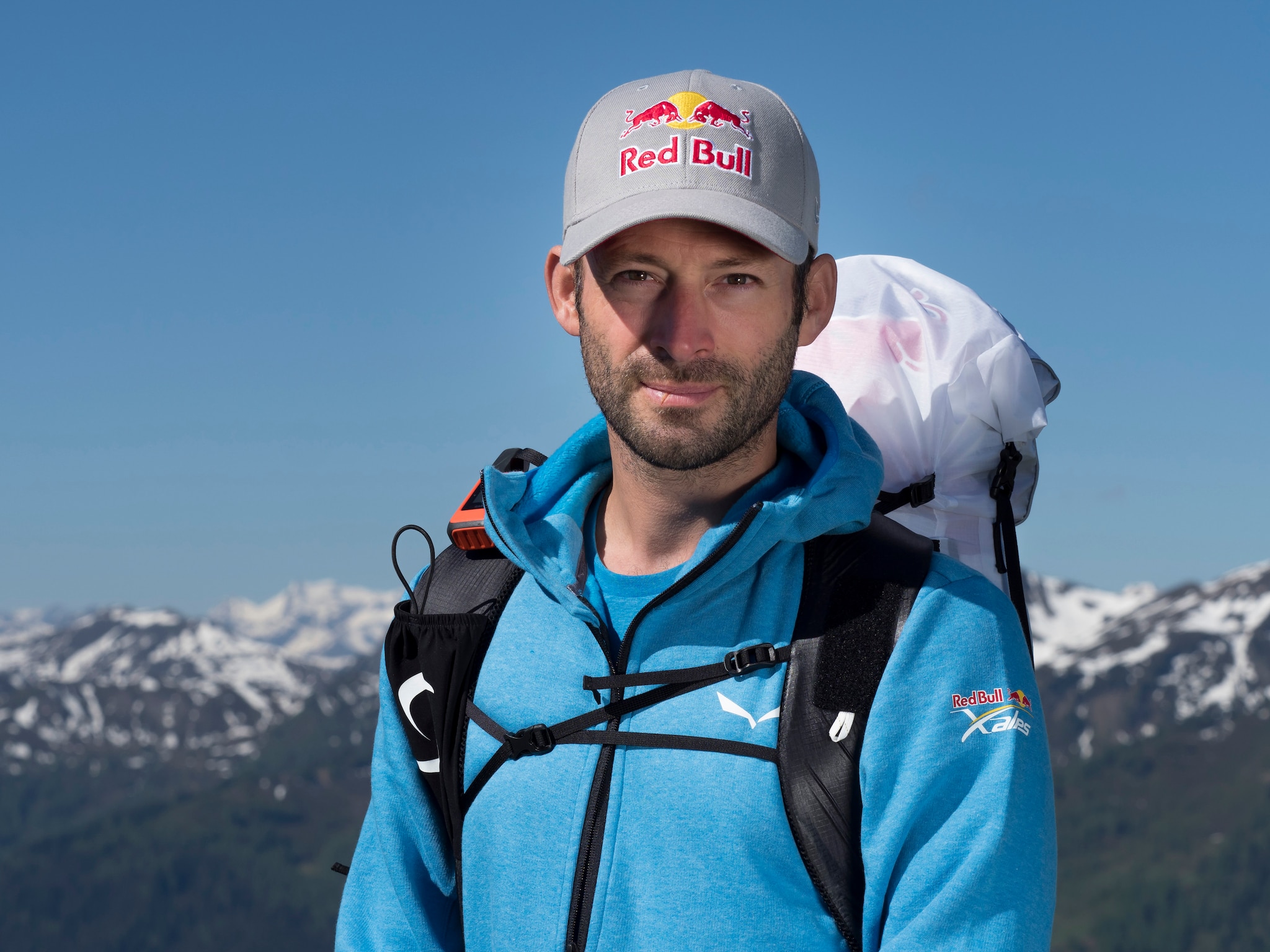 Tom de Dorlodot (BEL) poses for portrait during Red Bull X-Alps 2021 preparations in Wagrain, Austria on August 14, 2021