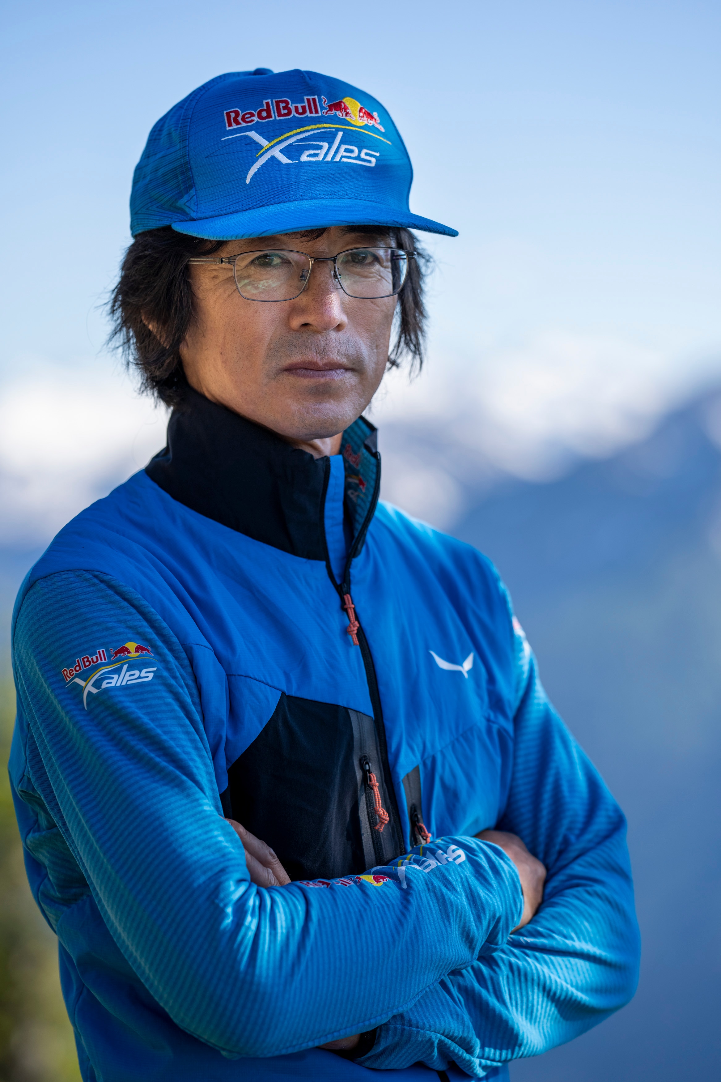 JPN1 performs during the Red Bull X-Alps pre-shooting in Kleinarl, Austria on June 14, 2021.