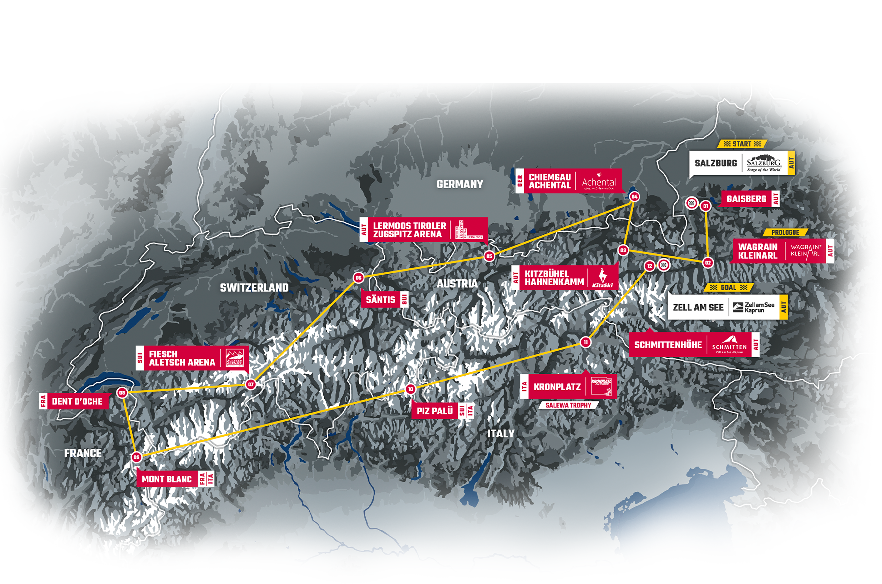 red bull x alps 2021 route map