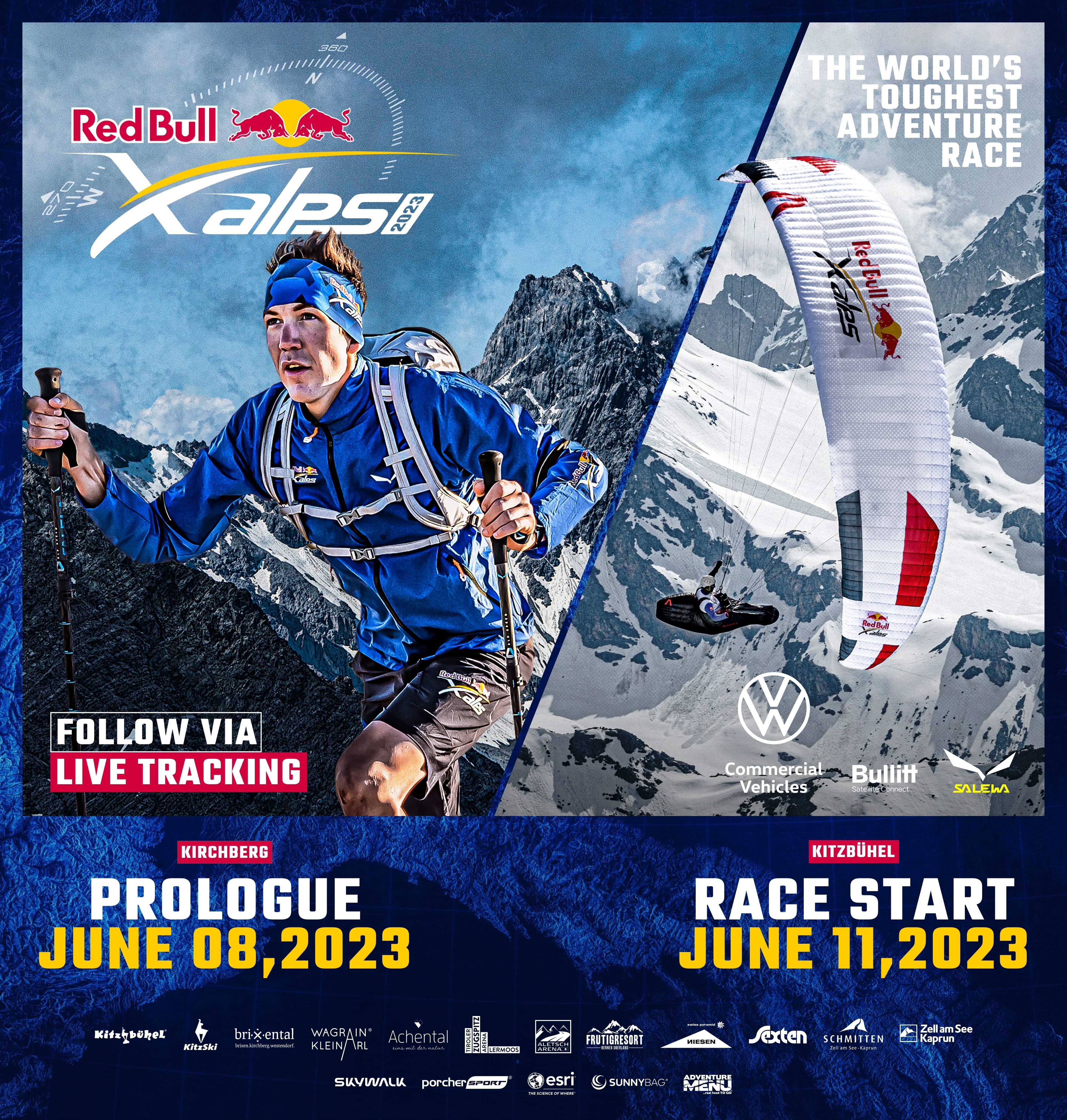 red bull x alps pre prologue holding graphic mobile