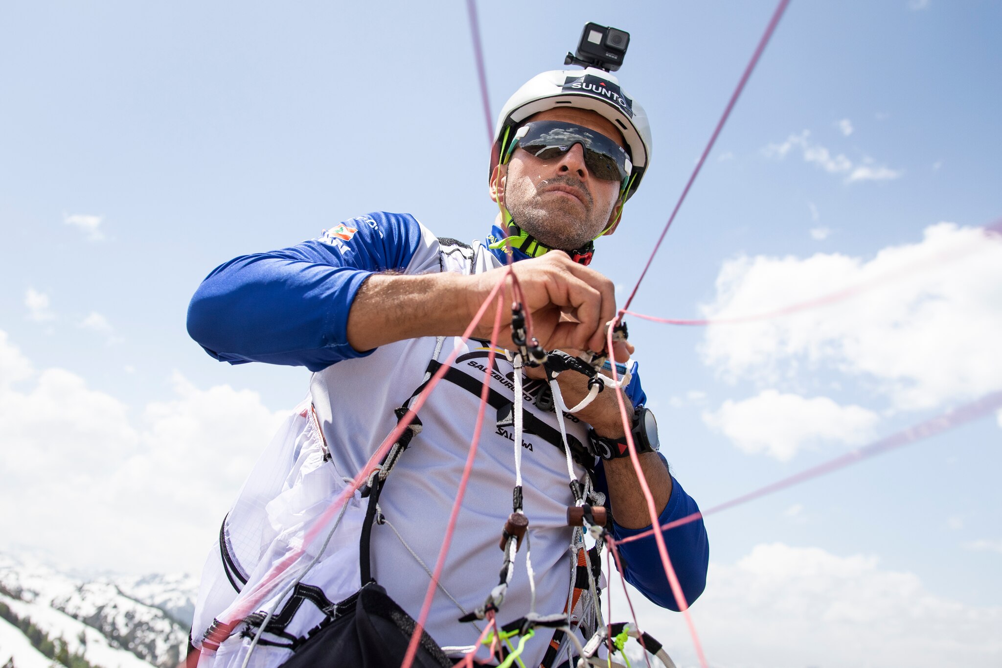 Rodolphe Akl (LBN) seen during the Red Bull X-Alps preparations in Wagrain, Austria on June 11, 2019