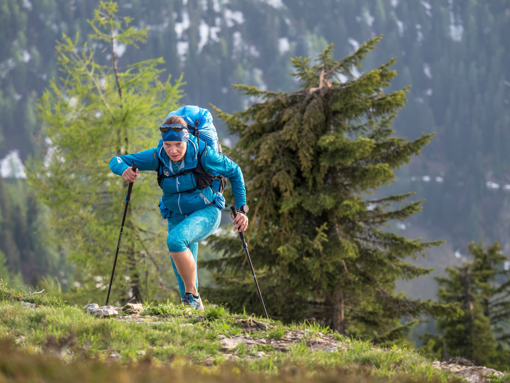 Dominika Kasieczko (POL) seen during the Red Bull X-Alps preparations in Wagrain, Austria on June 9, 2019