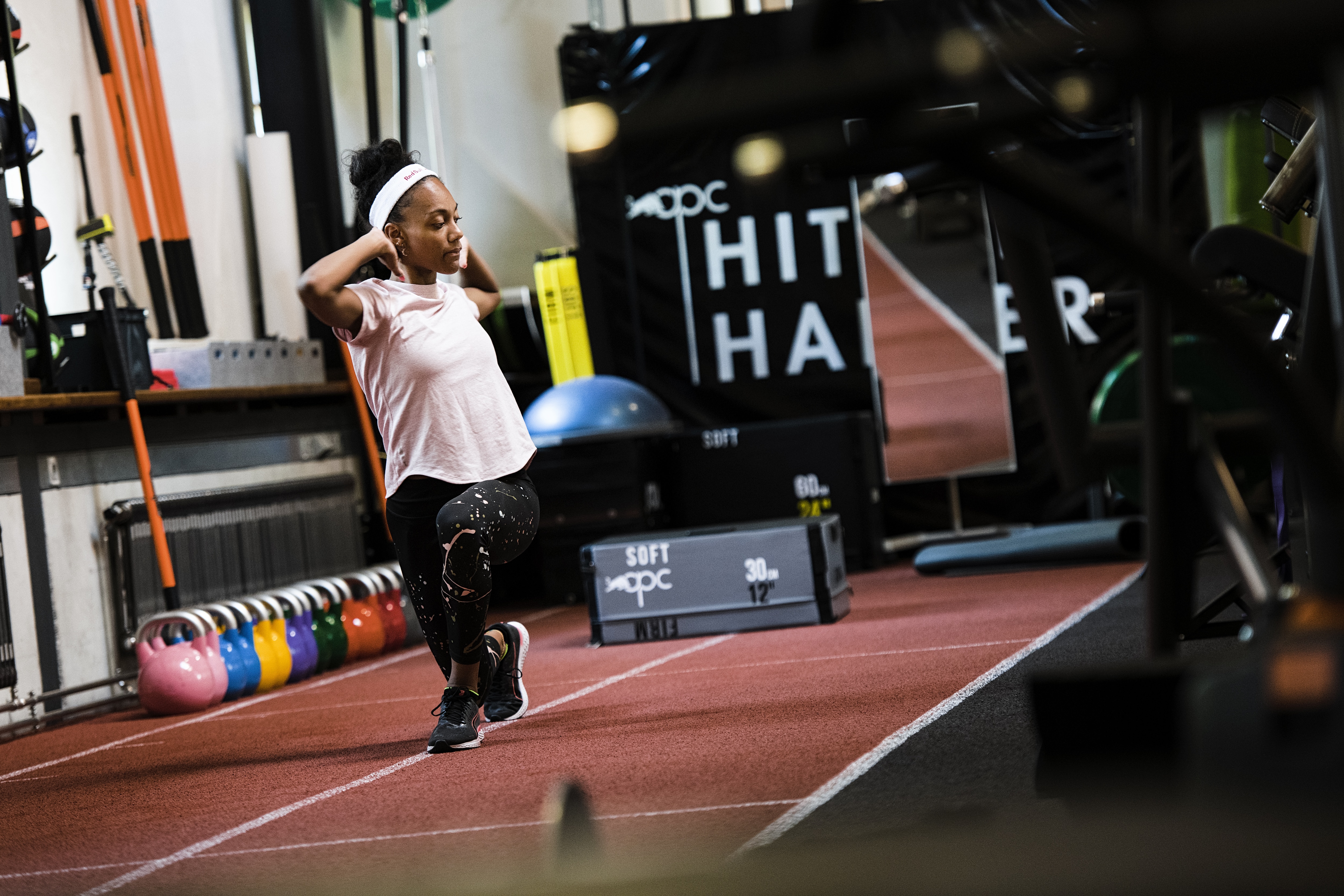 Larissa Iapichino seen during training in Thalgau, Austria on July 30, 2020 // Markus Berger / Red Bull Content Pool // SI202008070093 // Usage for editorial use only //