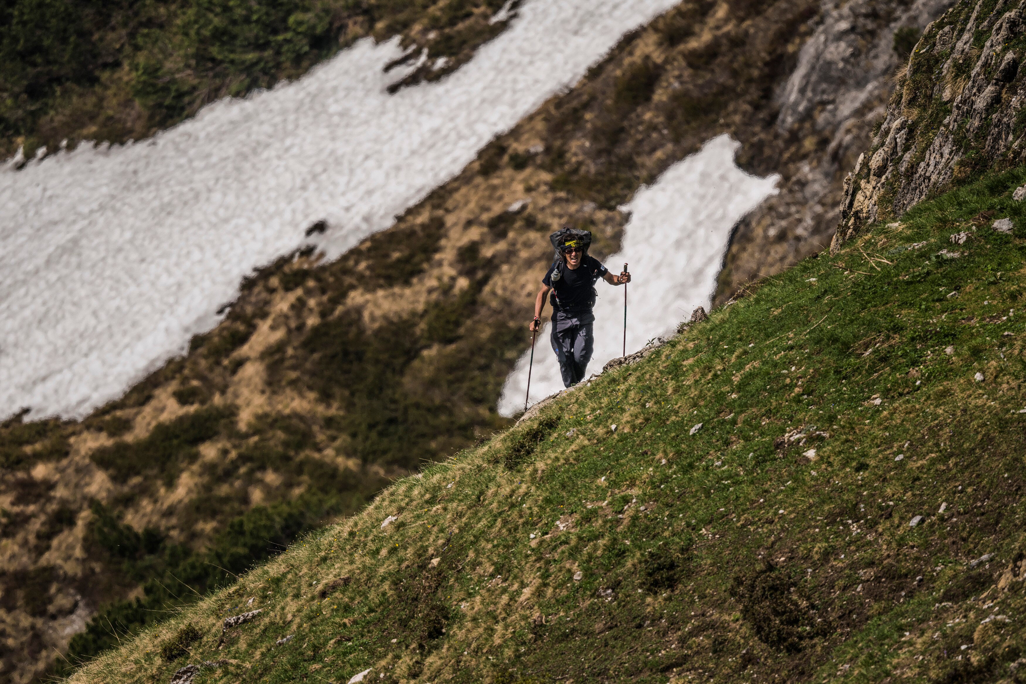 Ogisawa Kaoru during Red Bull X-Alps 2019 at the Hochkönig, Austria on June 17, 2019. © Sebastian Marko / zooom