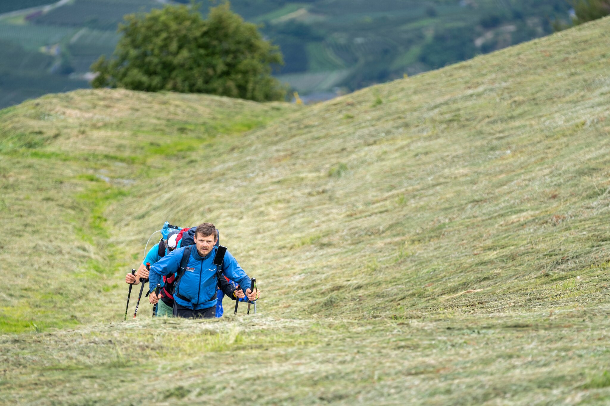 AUT1 performs during the Red Bull X-Alps in Schlanders, Italy on July 1, 2021.