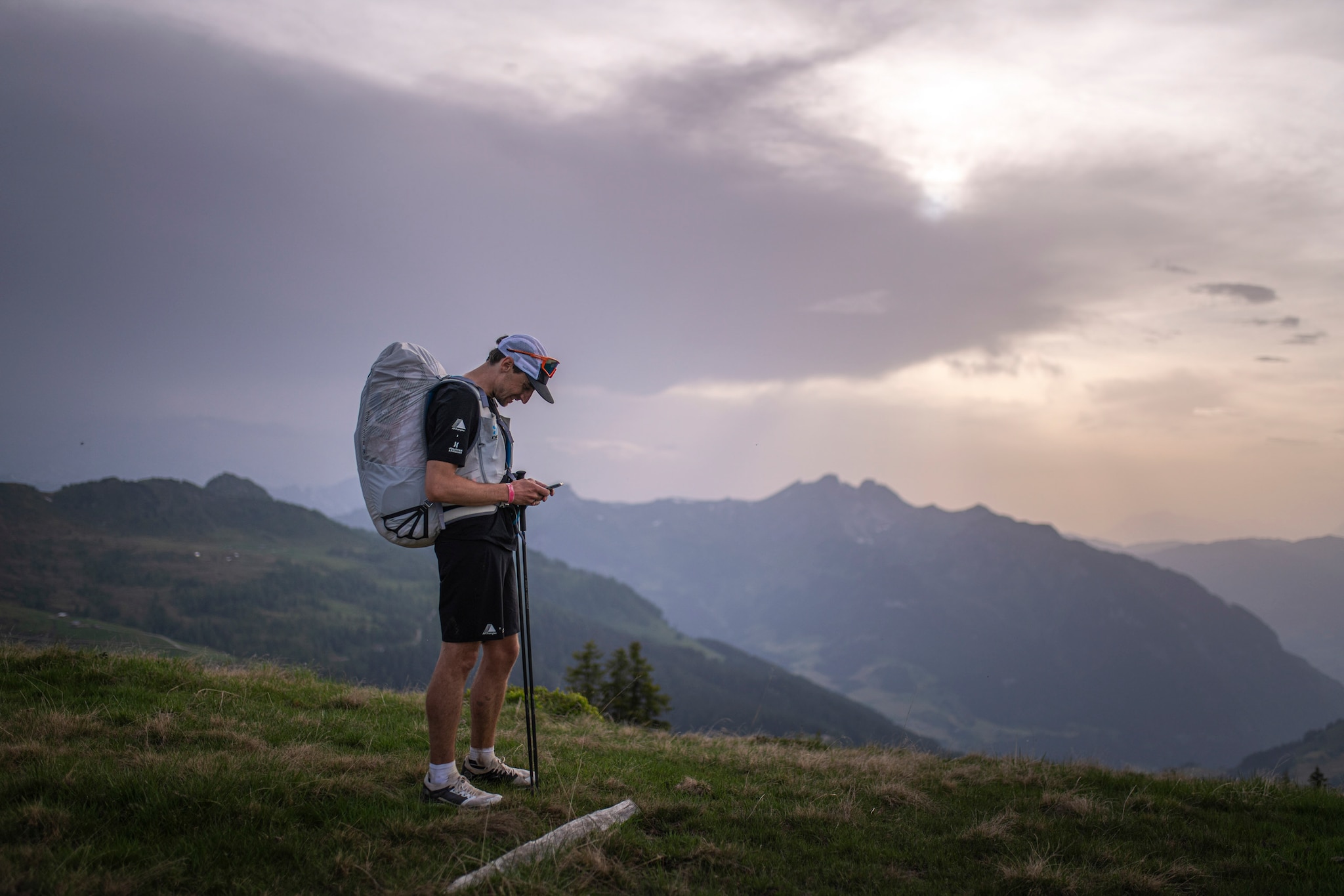 Maxime Pinot (FRA1) seen above turnpoint Wagrain-Kleinarl prior to the Red Bull X-Alps in Salzburg on June 20, 2021.