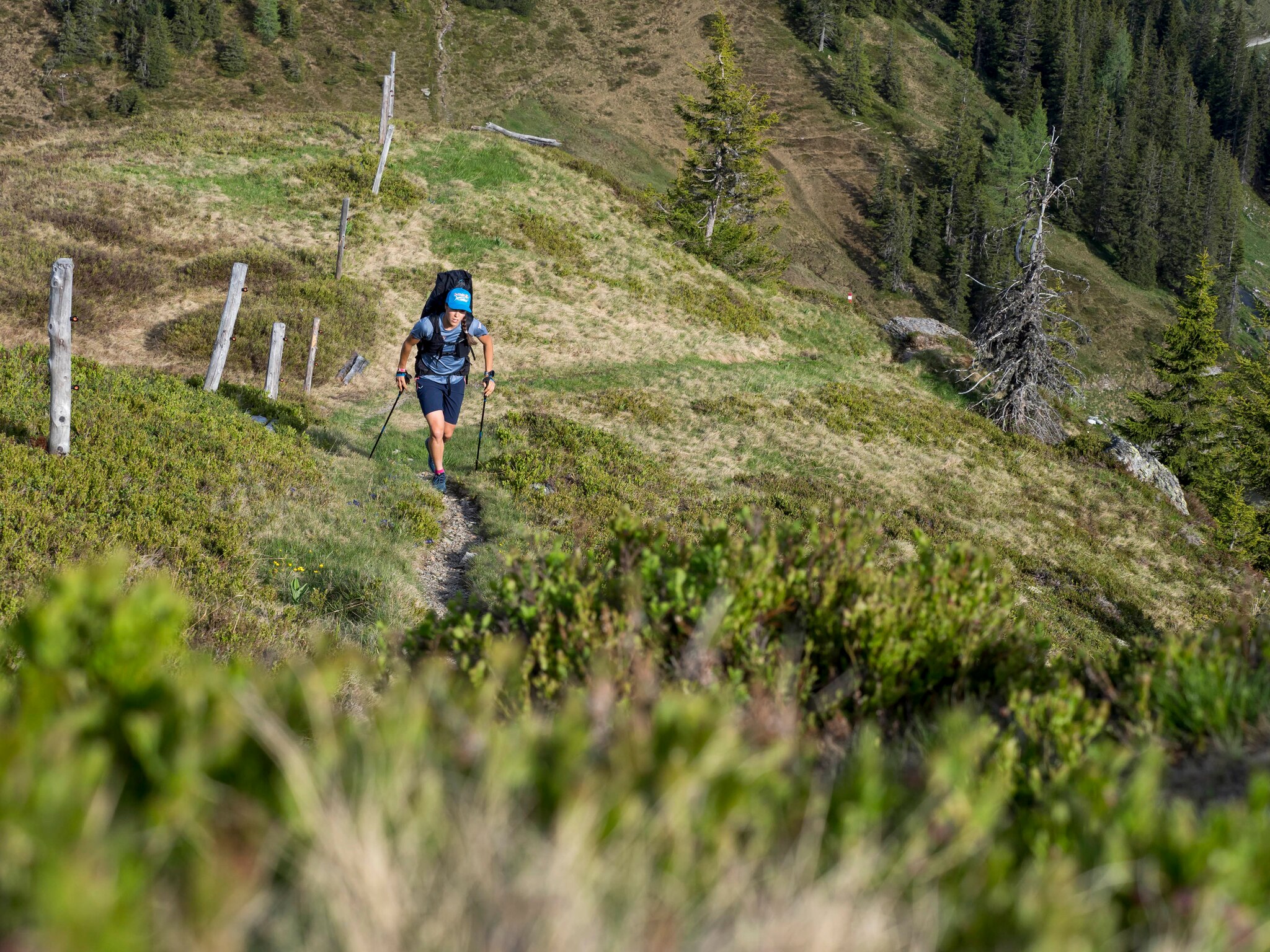 Yael Margelisch (SUI4) performs during Red Bull X-Alps 2021 preparations in Wagrain, Austria on August 15, 2021