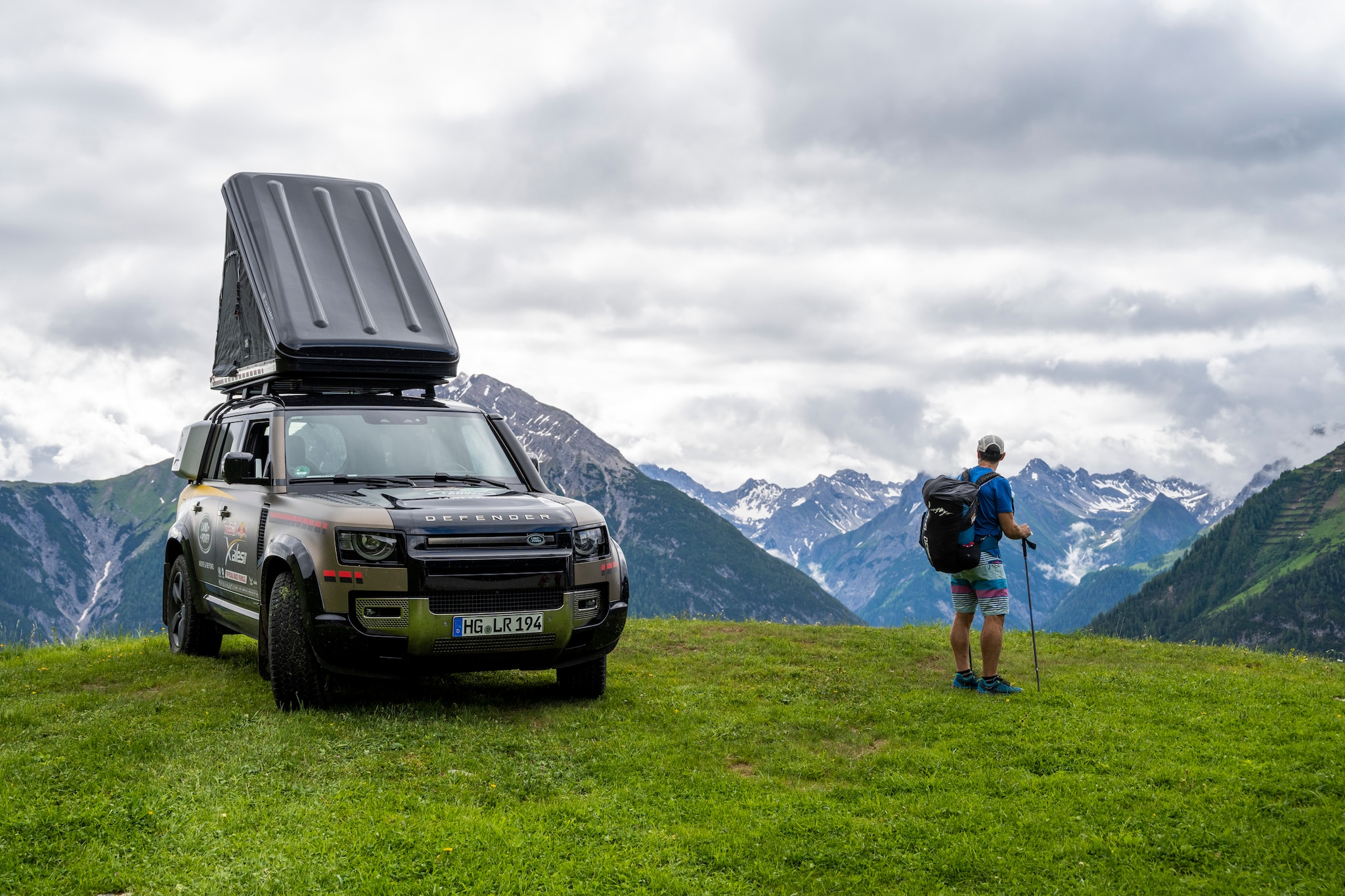 USA1 performing during X-Alps in Lechtal, Austria on June 25, 2021