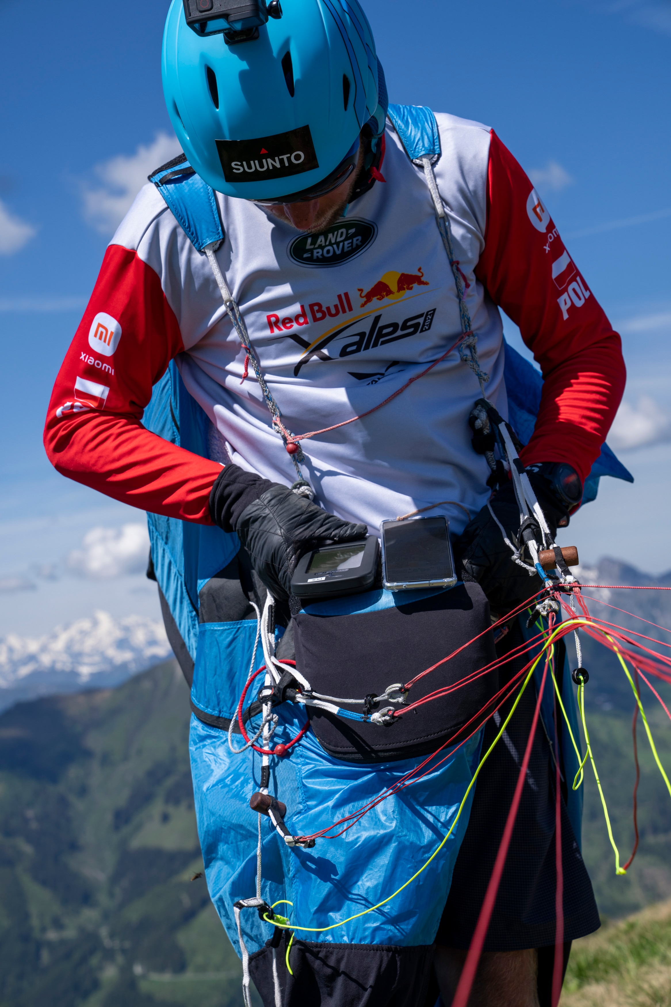 POL performs during the Red Bull X-Alps pre-shooting in Kleinarl, Austria on June 16, 2021.