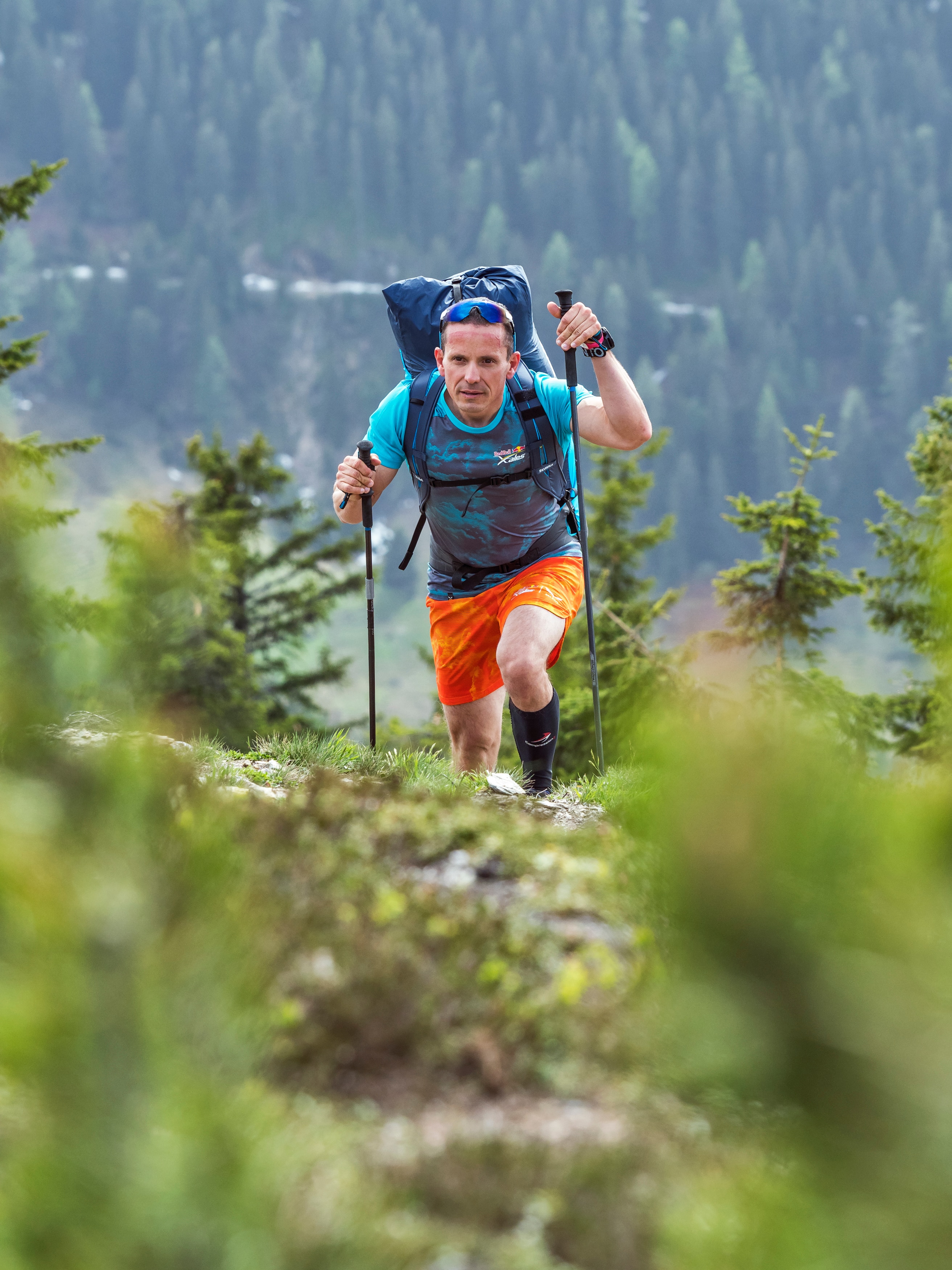 Eduardo Garza (MEX) seen during the Red Bull X-Alps preparations in Wagrain, Austria on June 11, 2019