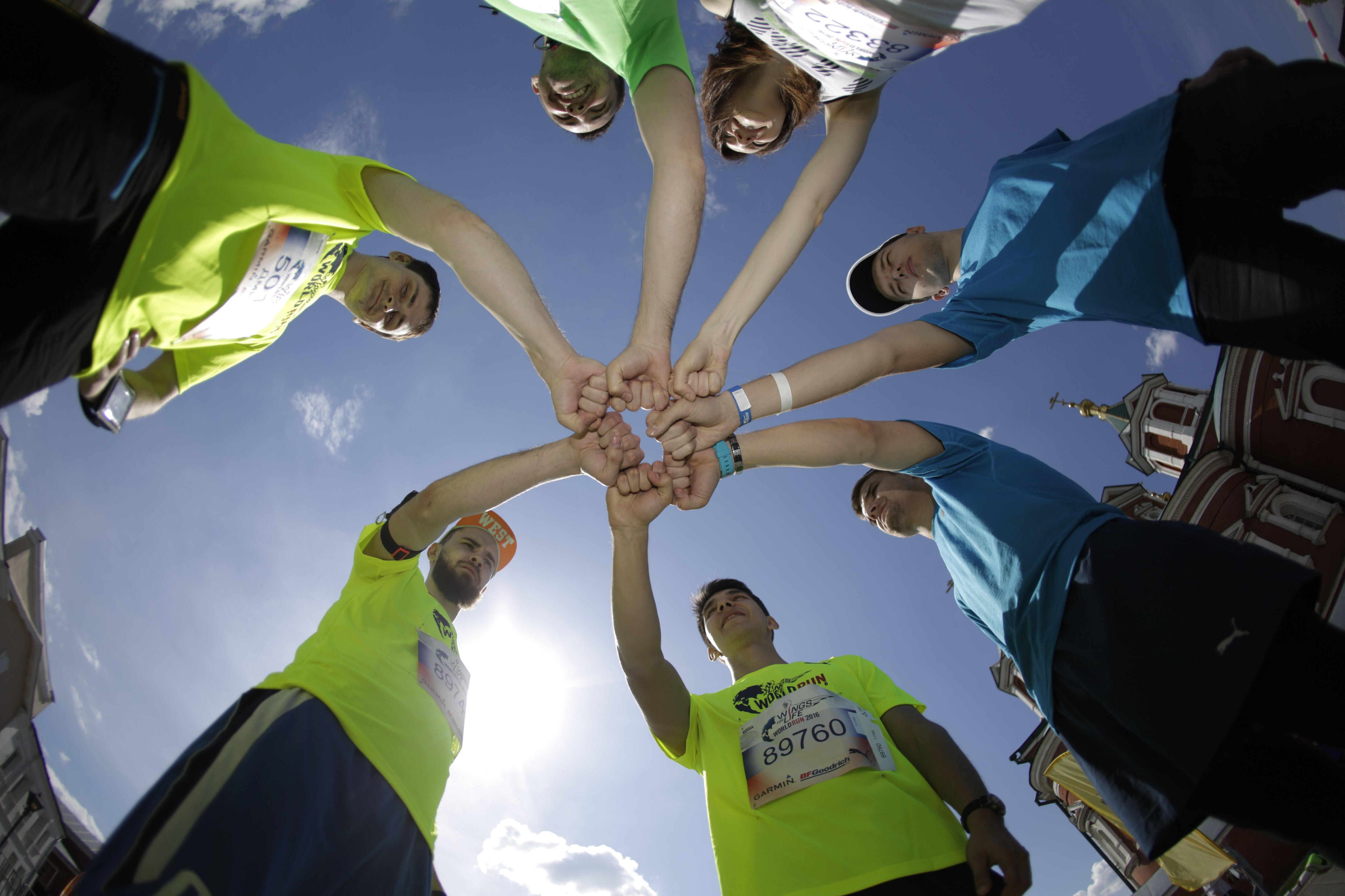 Participants seen prior to the start of the Wings for Life World Run in Kolomna, Russia on May 8, 2016. // Denis Klero for Wings for Life World Run // SI201605080079 // Usage for editorial use only //