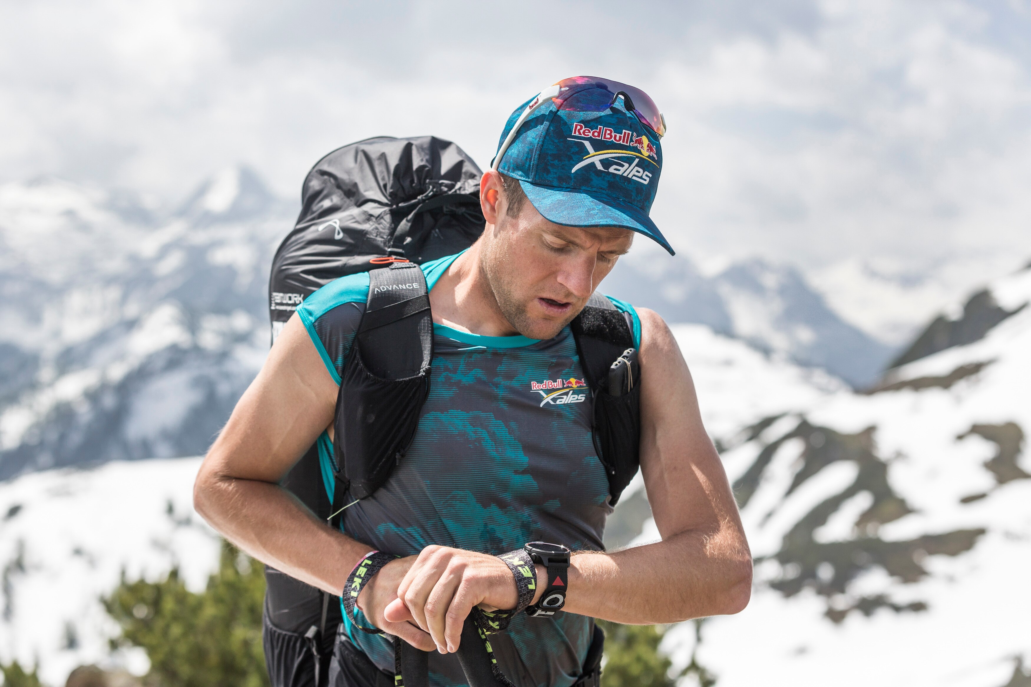 Christian Maurer (SUI1) performs during the Red Bull X-Alps in Wagrain, on June 11th, 2019