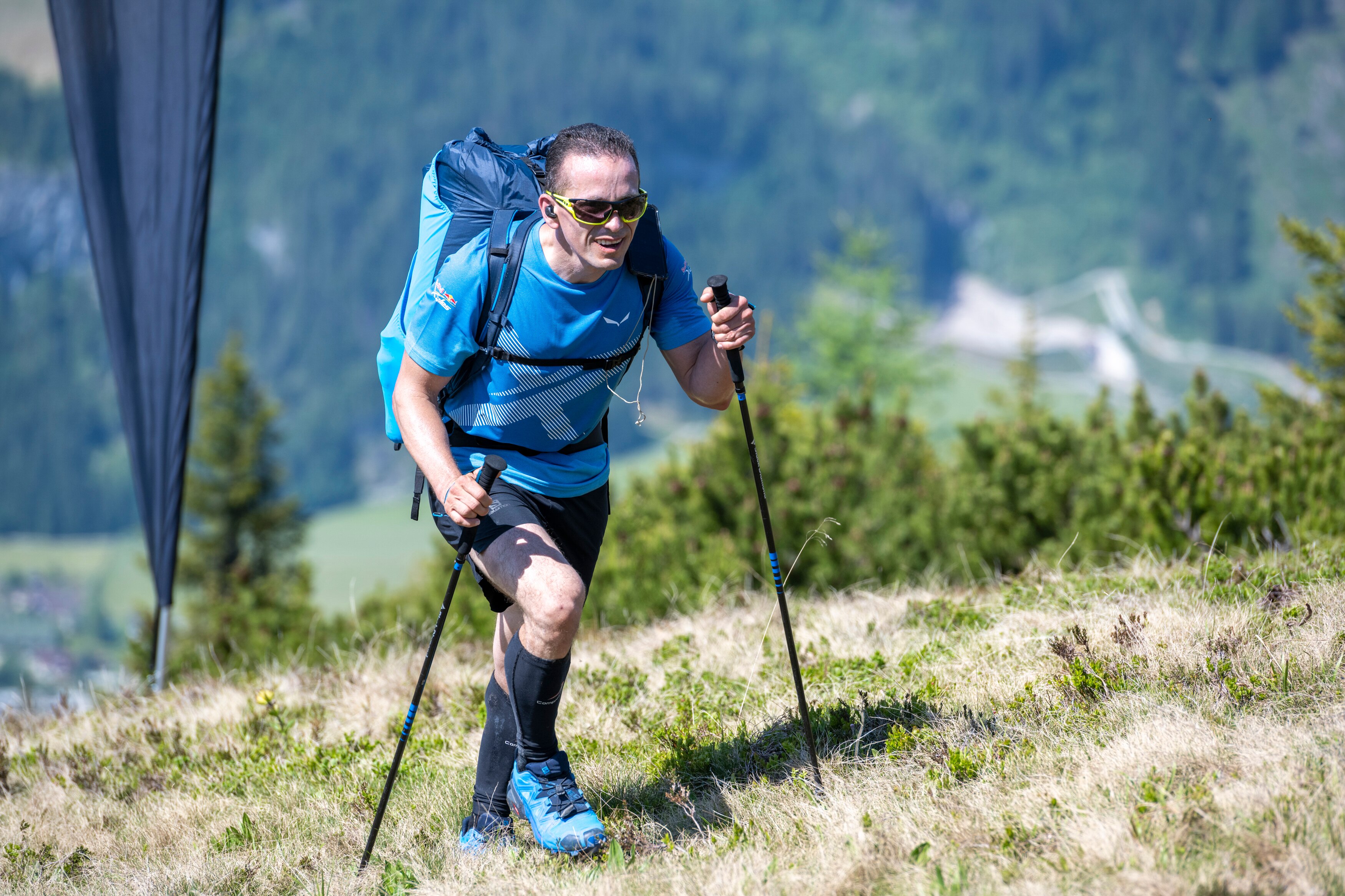 Athletes performing during Red Bull X-Alps Prolog in Wagrain, Austria on June 17, 2021