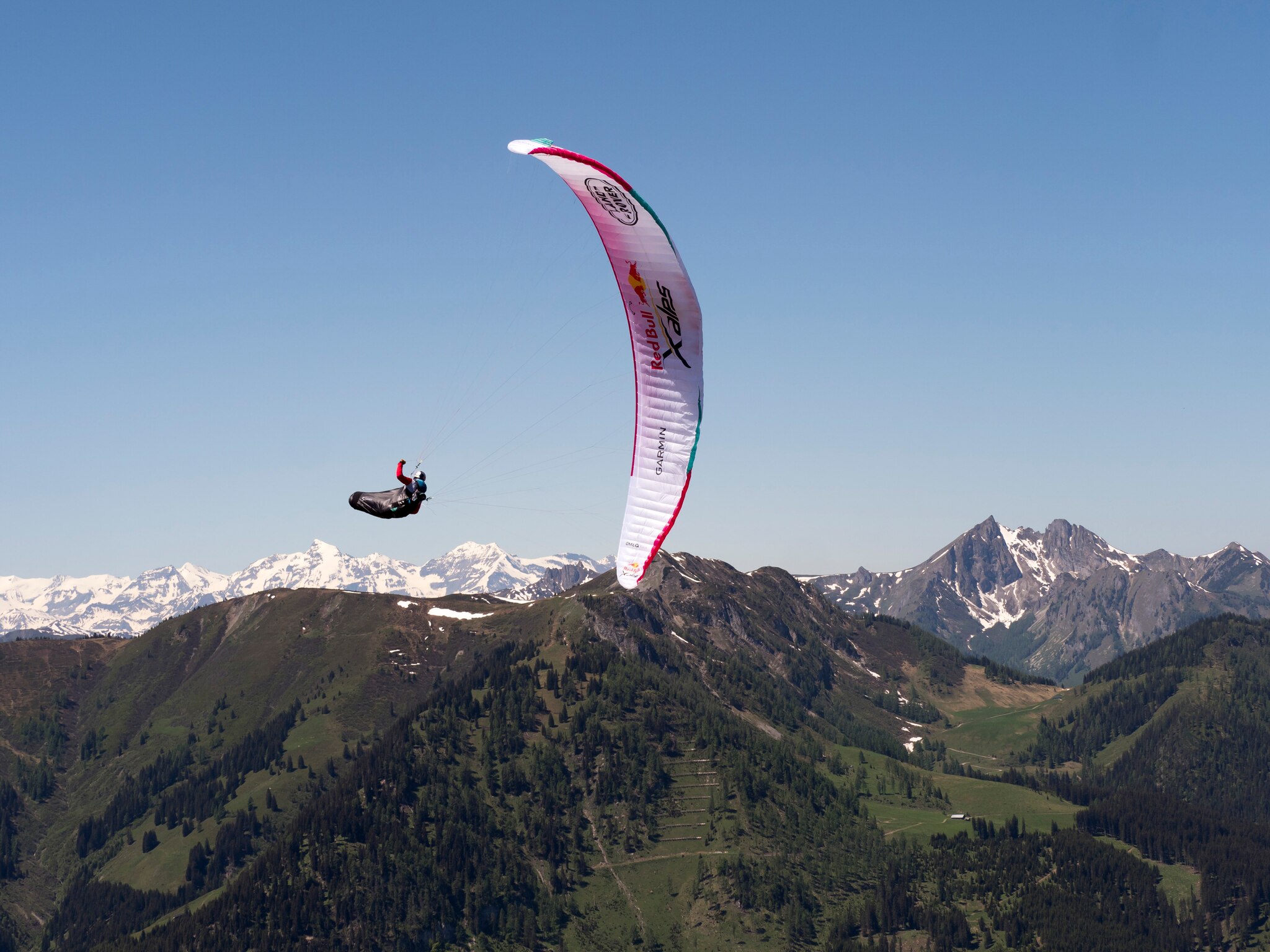 Tom de Dorlodot (BEL) performs during Red Bull X-Alps 2021 preparations in Wagrain, Austria on August 14, 2021