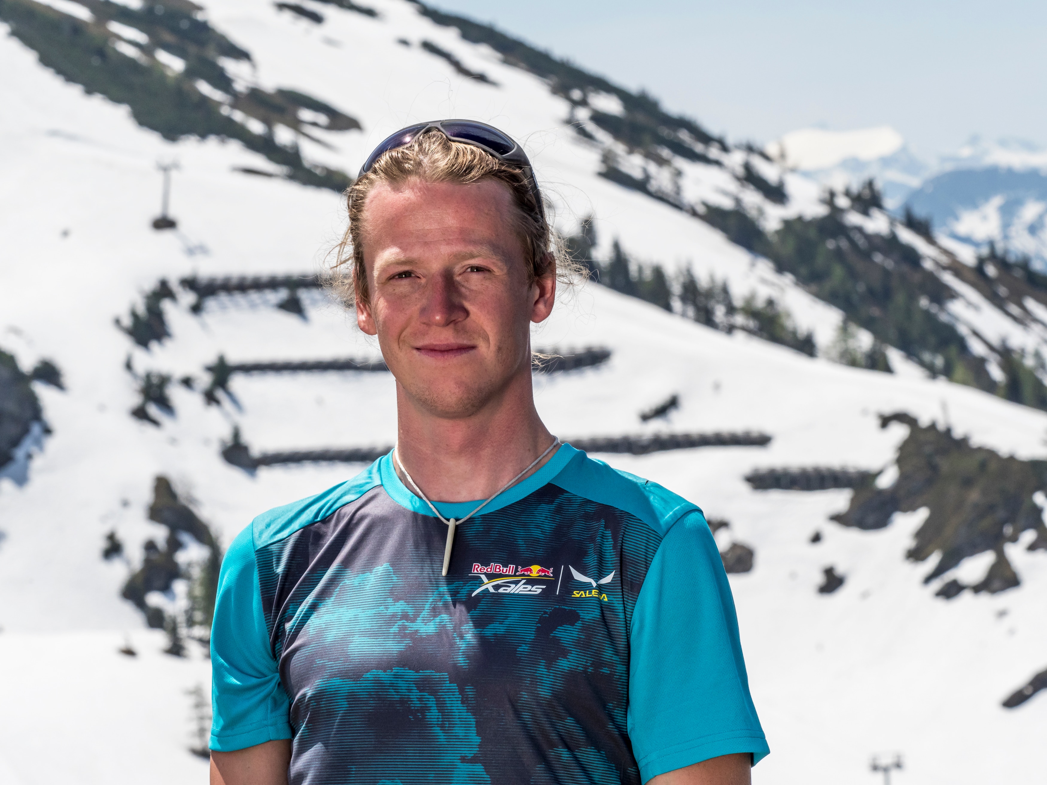 Juraj Koren  (SVK) poses for portrait during the Red Bull X-Alps preparations in Wagrain, Austria on June 9, 2019