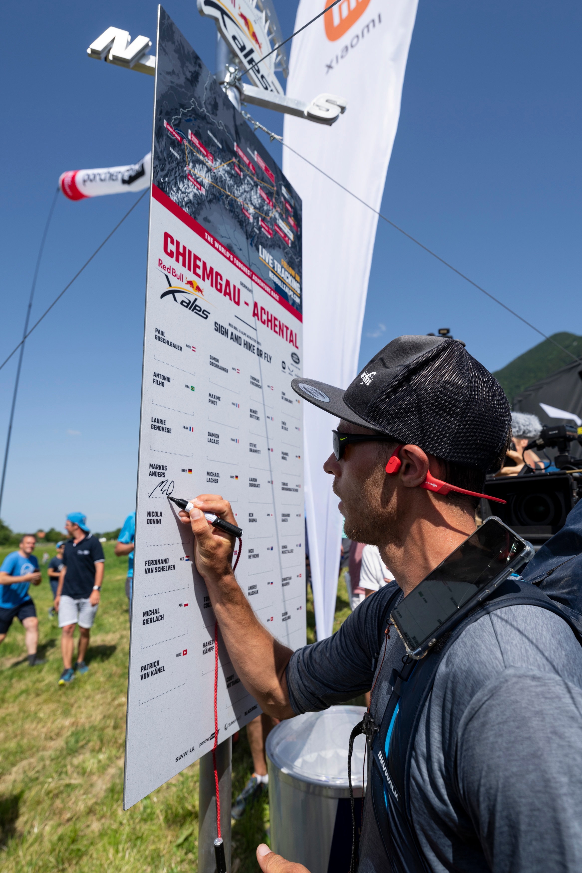 GER2 performs during the Red Bull X-Alps in Marquartstein, Germany on June 21, 2021.