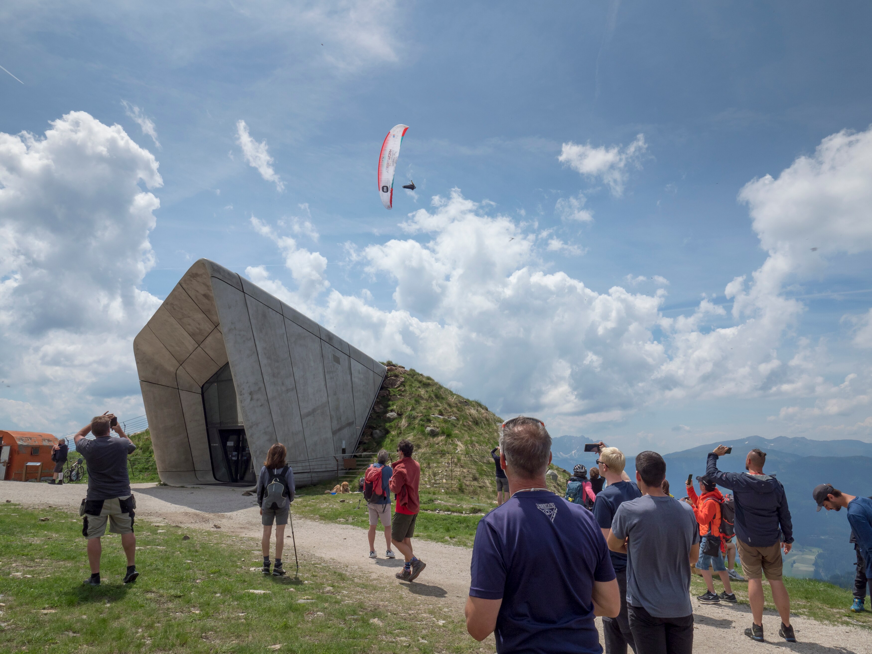 Chrigel Maurer (SUI1) performs during the Red Bull X-Alps 2021 at Kronplatz, Italy on June 28, 2021