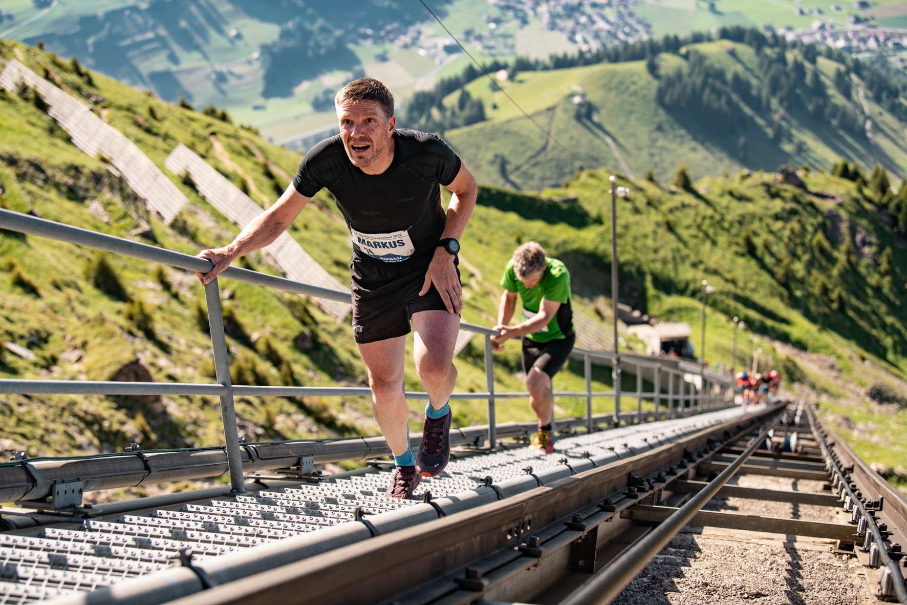 Red Bull X Alps 2023 Niesen stairway run header