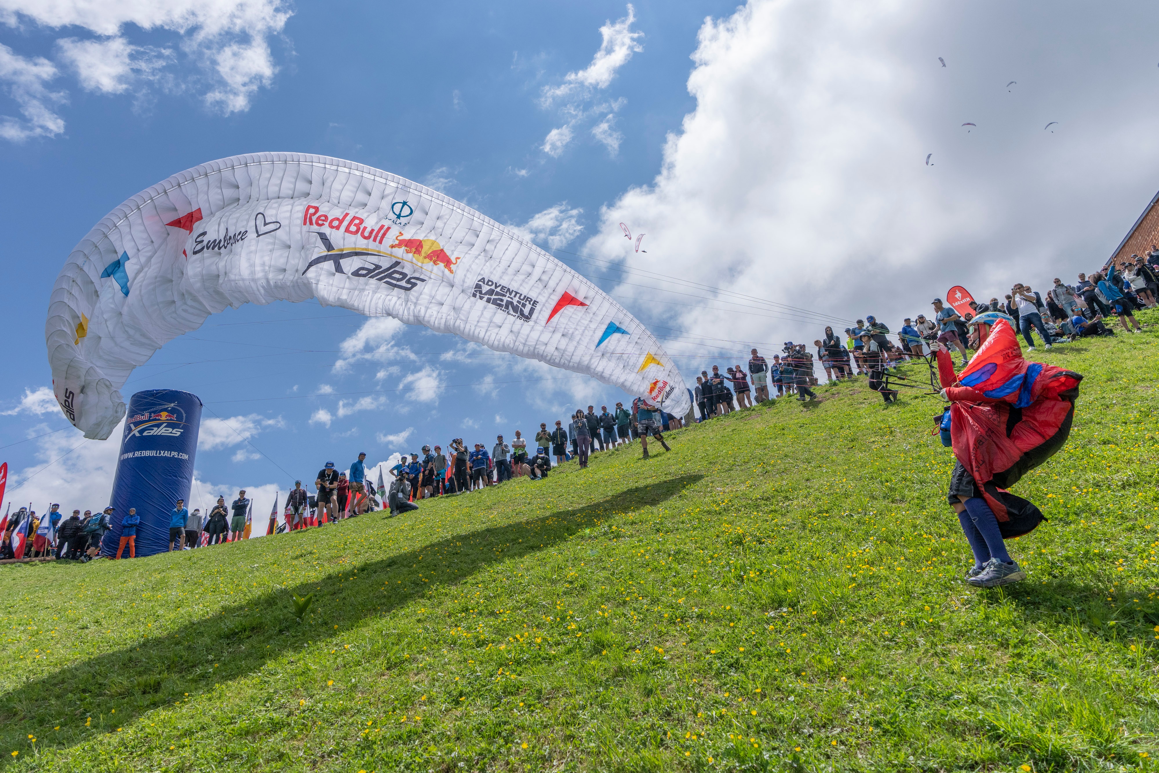 Kinga Masztalert performing during RBX-Alps 2023 in Kitzbühl in Austria on June 11, 2023.