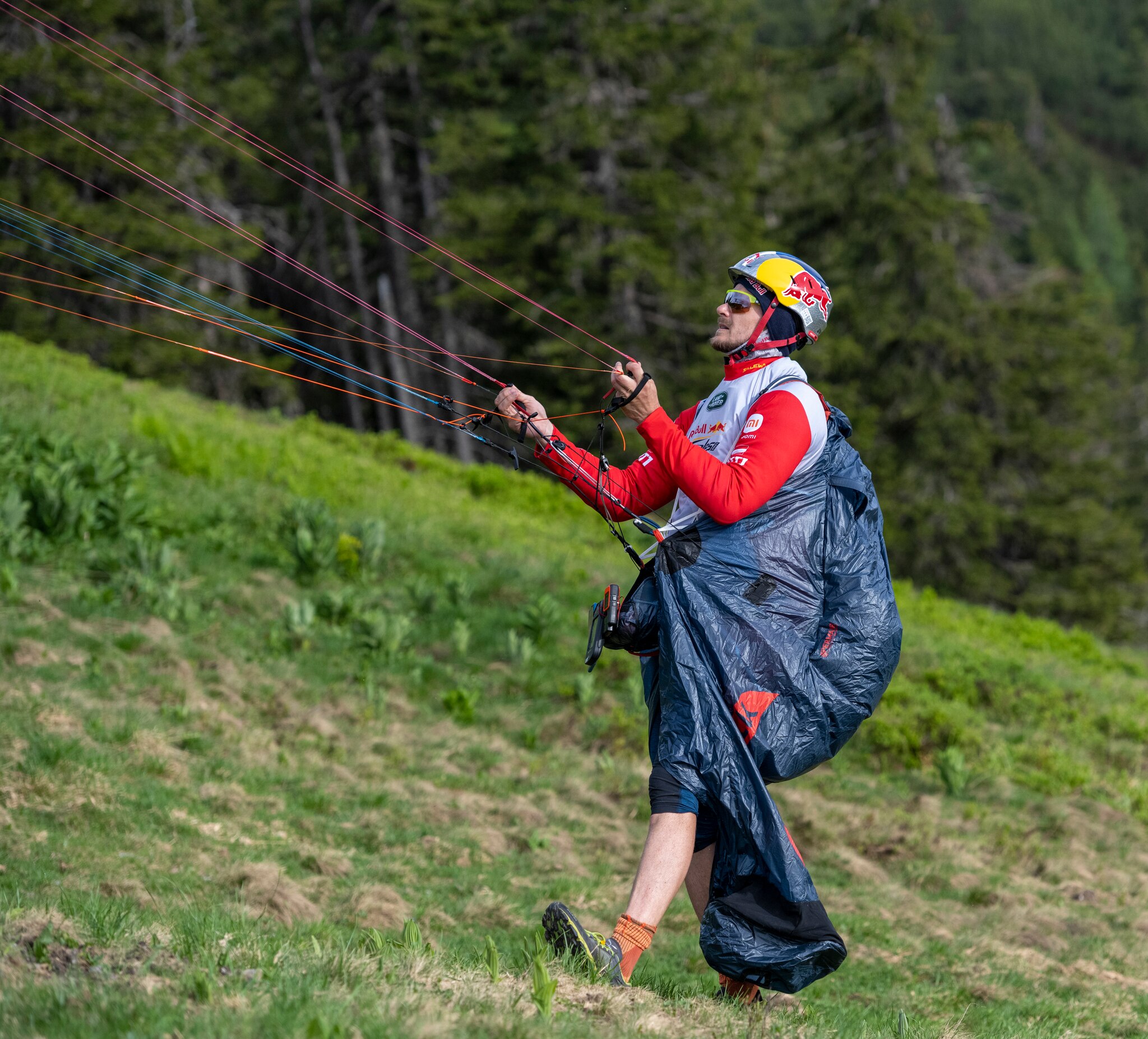 AUT1 pre-launch during Red Bull X-Alps on Griessenkar, Austria on June 20, 2021